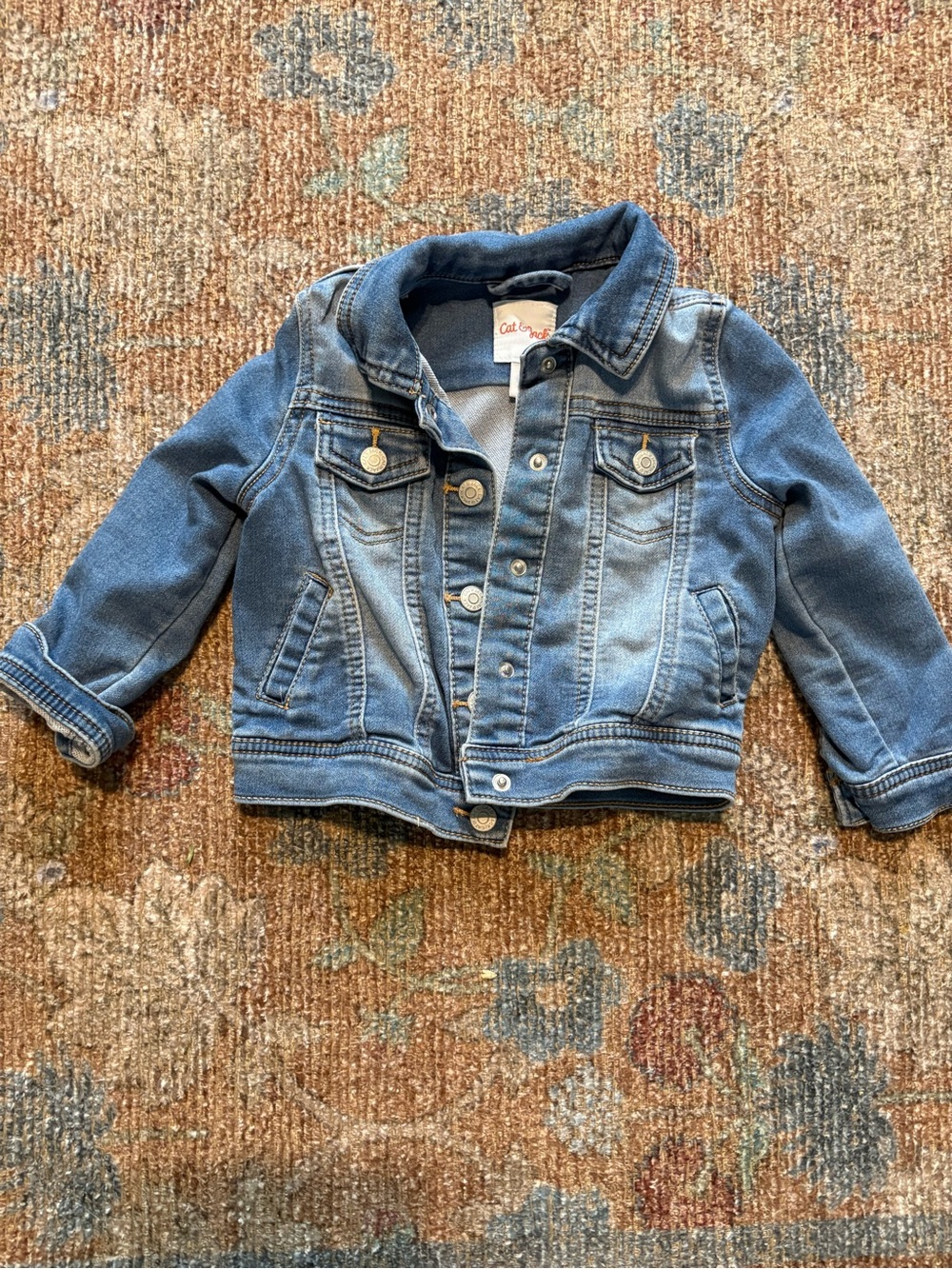 Cat & Jack Light Blue Denim Jacket for Kids 2t